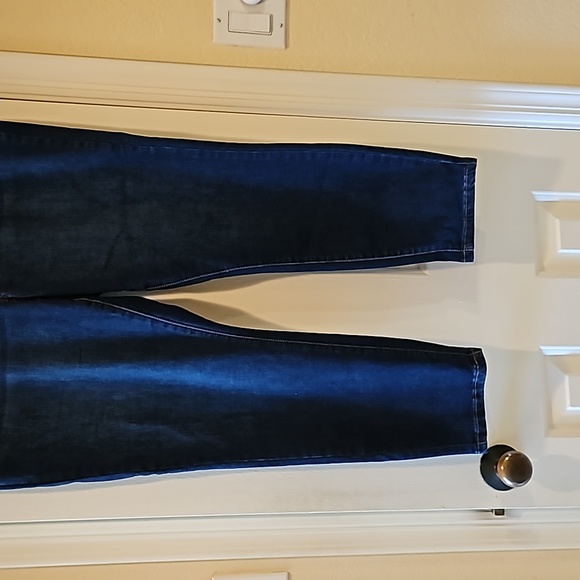 Re Generation by Celebrity Pink Dark Blue Jeggings Size 2x - Picture 2 of 8